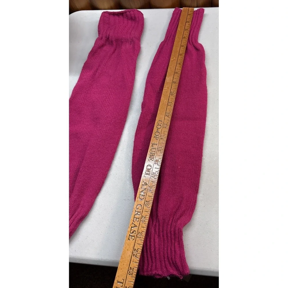VTG Leg Warmers  Pink Y2K 90s Balletcore Dance Dancer Ballet Uptown Chic Funky